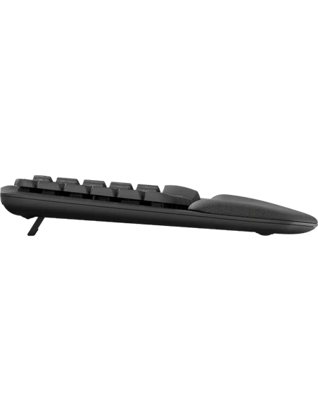 Tastatură Logitech Wave Keys for Business, Fără fir, Grafit