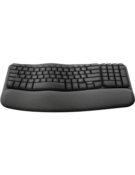 Клавиатура Logitech Wave Keys for Business, Беспроводное, Графитовый