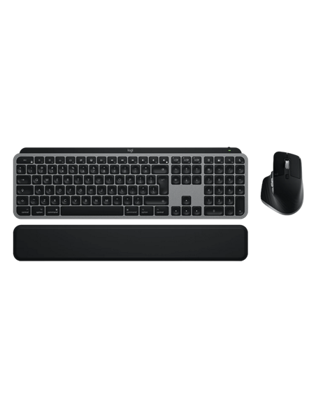 Set Tastatură + Mouse Logitech MX Keys S Combo, Fără fir, Space Grey