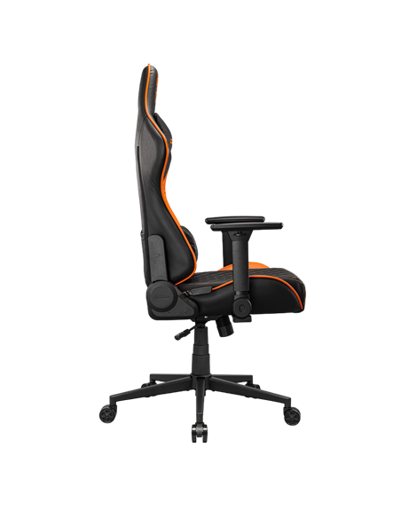 Игровое кресло Cougar Armor One V2, ПВХ Кожа, Черный | Оранжевый