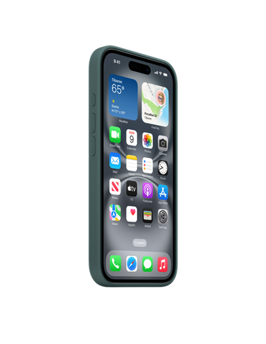 Чехол Apple iPhone16 Silicone Case with MagSafe, Lake Green