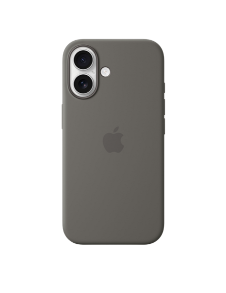 Чехол Apple iPhone16 Silicone Case with MagSafe, Stone Gray