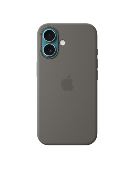 Husă Apple iPhone16 Silicone Case with MagSafe, Stone Gray