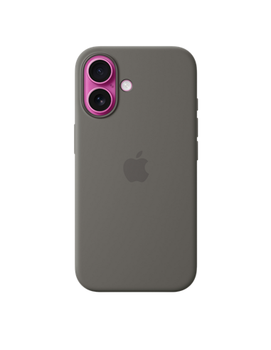 Чехол Apple iPhone16 Silicone Case with MagSafe, Stone Gray