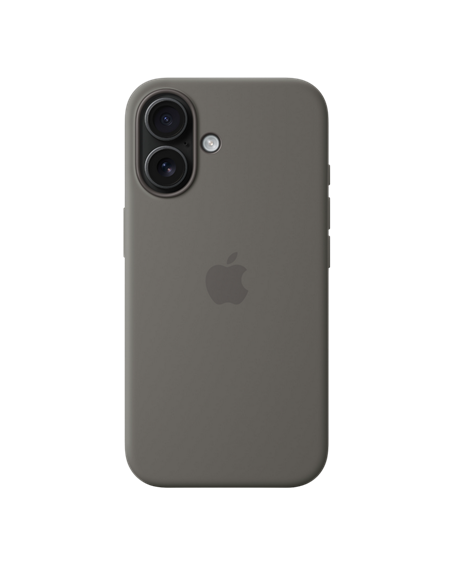 Husă Apple iPhone16 Silicone Case with MagSafe, Stone Gray