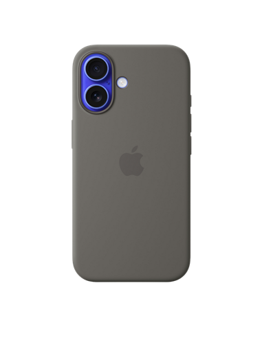 Чехол Apple iPhone16 Silicone Case with MagSafe, Stone Gray