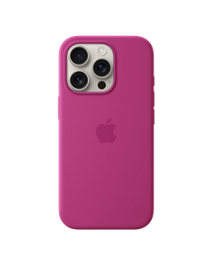 Чехол Apple iPhone 16 Pro Silicone Case with MagSafe, Фуксия 