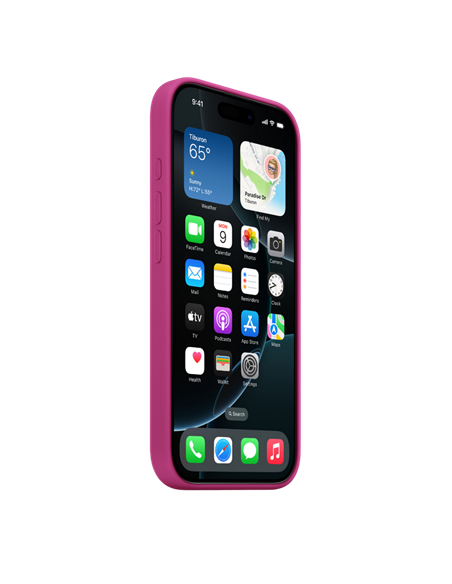 Чехол Apple iPhone 16 Pro Silicone Case with MagSafe, Фуксия 