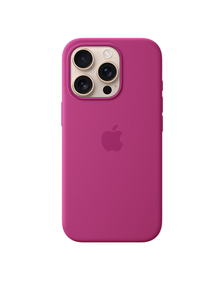 Чехол Apple iPhone 16 Pro Silicone Case with MagSafe, Фуксия 