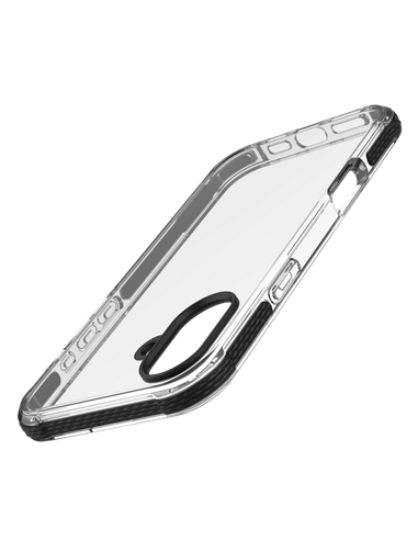 Husă Cellularline Tetra Force Strong Guard - iPhone 16, Transparent