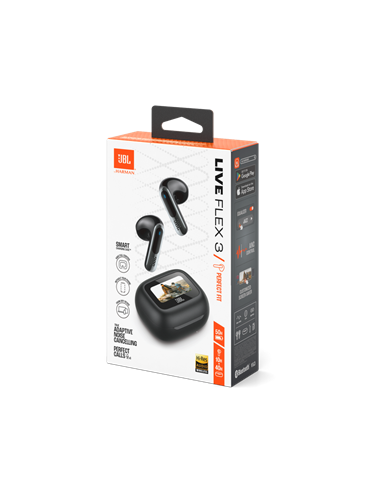 Căști JBL LIVE Flex 3, Negru