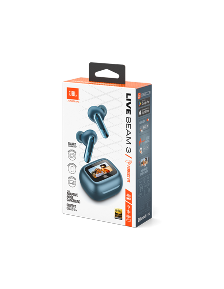 Наушники JBL LIVE Beam 3, Синий