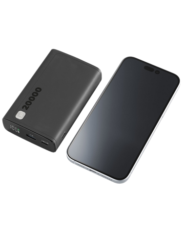 Портативное зарядное устройство Cellularline Elite 20W, 20000мА·ч, Чёрный