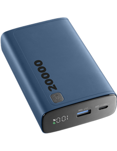 Acumulator extern Cellularline Elite 20W, 20000mAh, Albastru