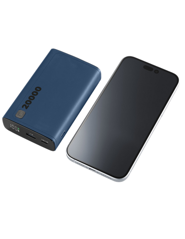 Портативное зарядное устройство Cellularline Elite 20W, 20000мА·ч, Синий