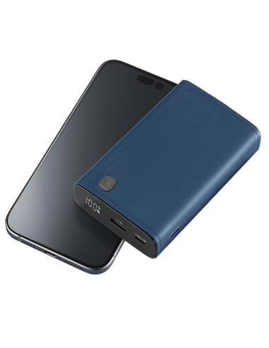 Acumulator extern Cellularline Elite 20W, 20000mAh, Albastru