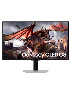 32" Monitor Gaming Samsung S32DG800, OLED 3840x2160 4K UHD, Argintiu