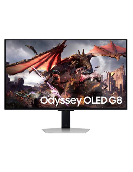 32" Игровой монитор Samsung S32DG800, OLED 3840x2160 4K UHD, Серебристый