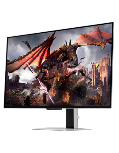32" Игровой монитор Samsung S32DG800, OLED 3840x2160 4K UHD, Серебристый