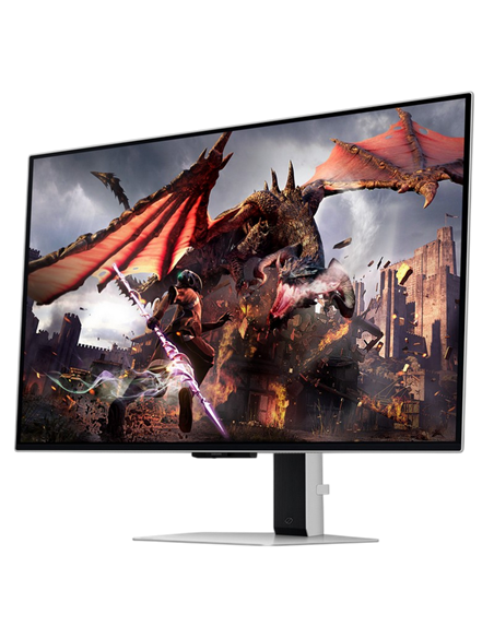 32" Игровой монитор Samsung S32DG800, OLED 3840x2160 4K UHD, Серебристый