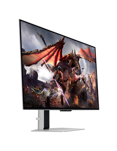 32" Monitor Gaming Samsung S32DG800, OLED 3840x2160 4K UHD, Argintiu