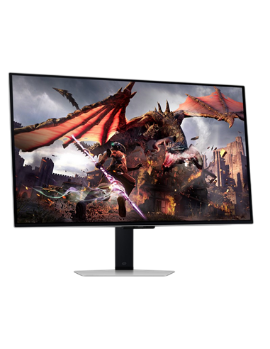 32" Игровой монитор Samsung S32DG800, OLED 3840x2160 4K UHD, Серебристый