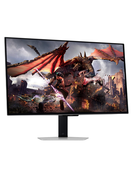 32" Игровой монитор Samsung S32DG800, OLED 3840x2160 4K UHD, Серебристый