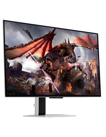 32" Игровой монитор Samsung S32DG800, OLED 3840x2160 4K UHD, Серебристый