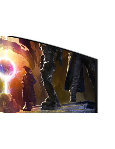 34" Monitor Gaming Samsung S34DG852, OLED 3440x1440 WQHD, Argintiu