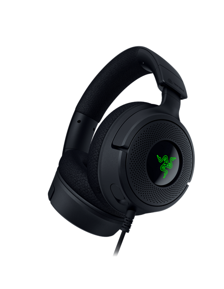 Игровая Гарнитура Razer Kraken V4 X USB, Проводной аналоговый, Чёрный