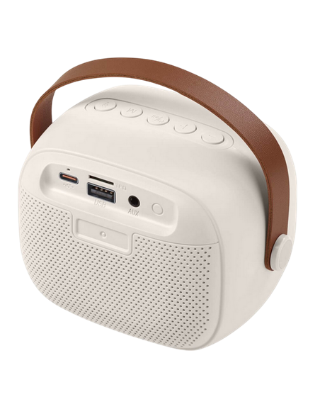 Difuzor Bluetooth Cellularline Karaoke Mini, Alb