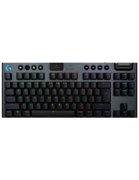 Клавиатура Logitech G915 X Lightspeed TKL, Беспроводное, Чёрный