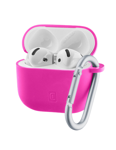 Husă pentru Airpods Cellularline Bounce - Apple AirPods 4, Roz