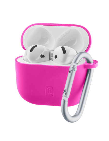 Чехол для Airpods Cellularline Bounce - Apple AirPods 4, Розовый