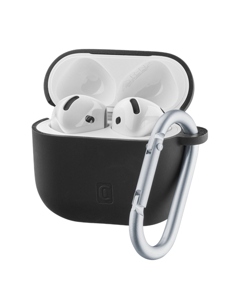 Husă pentru Airpods Cellularline Bounce - Apple AirPods 4, Negru