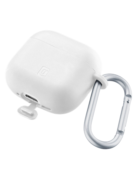 Чехол для Airpods Cellularline Bounce - Apple AirPods 4, Белый