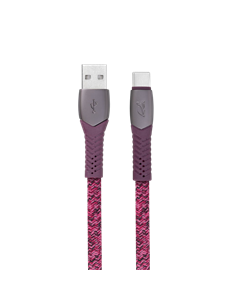 Cablu încărcare și sincronizare Rivacase PS6102 RD12, USB Type-A/USB Type-C, 1,2m, Roșu