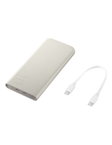 Портативное зарядное устройство Samsung Super Fast Charging, 10000мА·ч, Бежевый