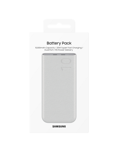 Портативное зарядное устройство Samsung Super Fast Charging, 10000мА·ч, Бежевый