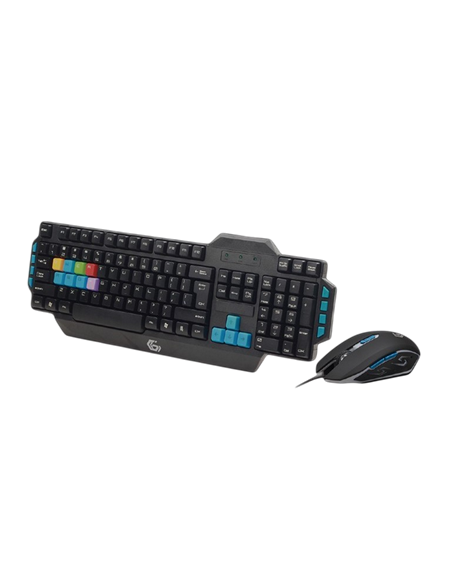 Set Tastatură + Mouse Gembird KBS-UMG-01-DE, Cu fir, Negru