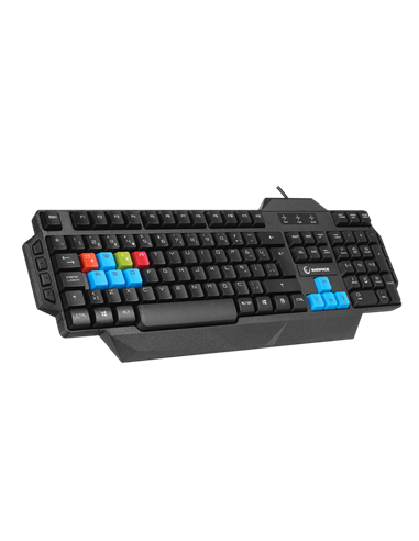 Клавиатура и мышь Gembird KBS-UMG-01-DE, Проводное, Чёрный
