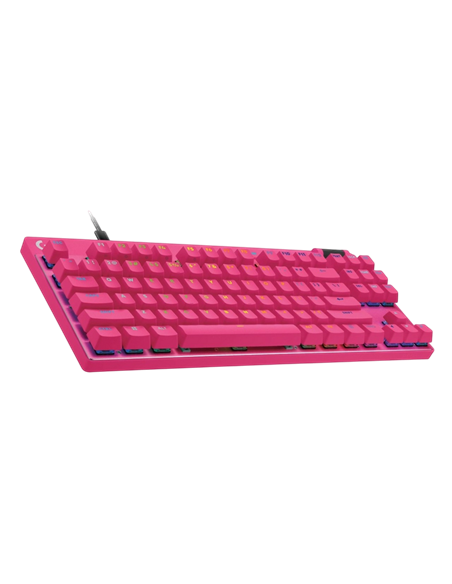 Клавиатура Logitech G Pro X TKL Rapid, Проводное, Пурпурный