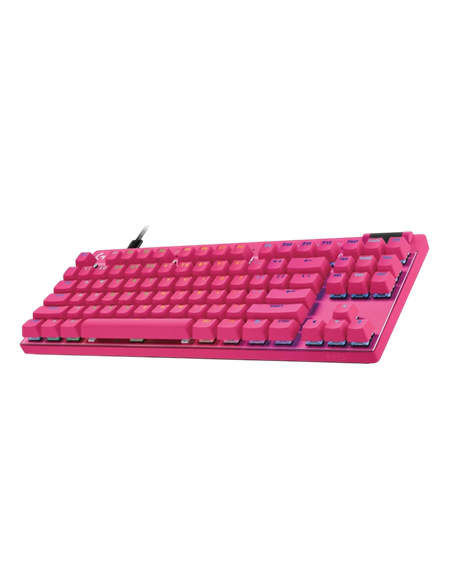 Tastatură Logitech G Pro X TKL Rapid, Cu fir, Magenta
