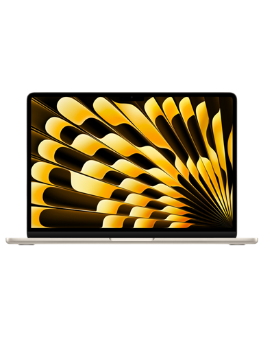 Laptop 13,6" Apple MacBook Air A3240, Starlight, M4 with 10-core CPU and 10-core GPU, 24GB/512GB, macOS Sequoia