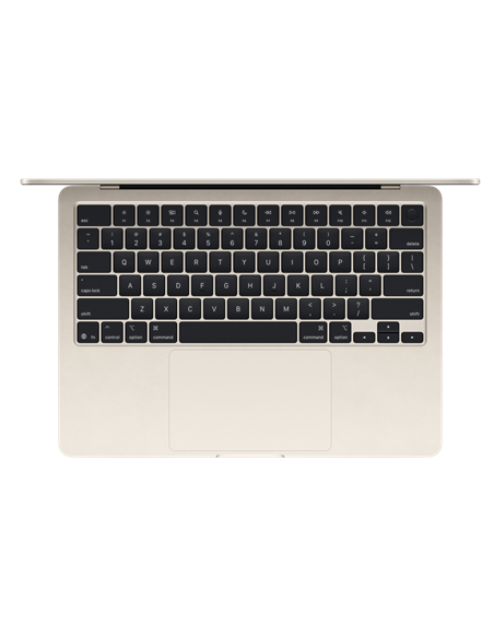 Laptop 13,6" Apple MacBook Air A3240, Starlight, M4 with 10-core CPU and 10-core GPU, 24GB/512GB, macOS Sequoia