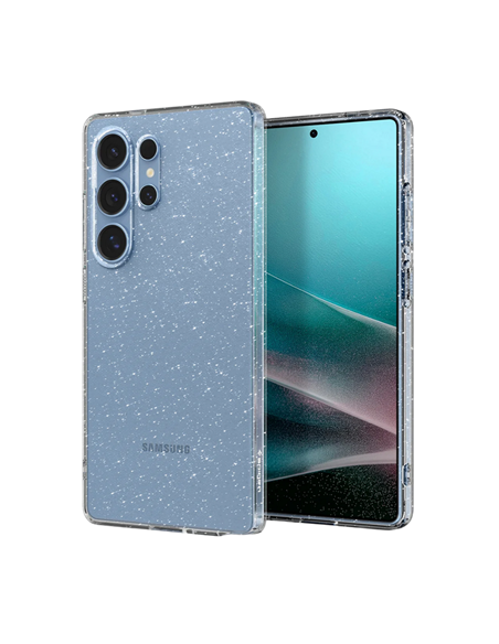 Husă Spigen Liquid Crystal pentru Samsung Galaxy S25, Cristal cu sclipici