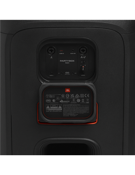 Аудиосистема JBL PartyBox 520, Чёрный