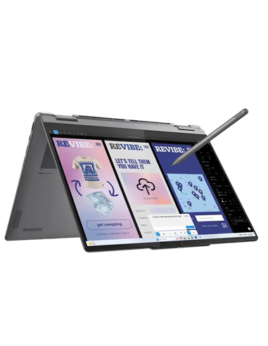Laptop 14" Lenovo Yoga 7 2-in-1 14ILL10, Luna Grey, Intel Core Ultra 7 258V, 32GB/1024GB, Fără SO