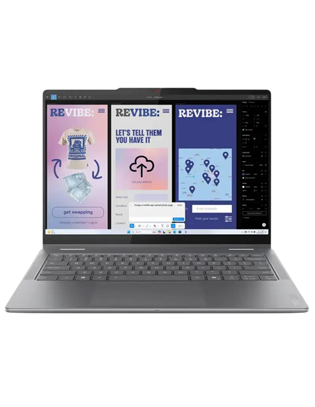 Ноутбук 14" Lenovo Yoga 7 2-in-1 14ILL10, Luna Grey, Intel Core Ultra 7 258V, 32Гб/1024Гб, Без ОС