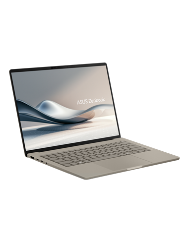 Ноутбук 14" ASUS Zenbook A14 OLED UX3407QA, Zabriskie Beige, Qualcomm Snapdragon X X1-26-100, 16Гб/512Гб, Windows 11 Home